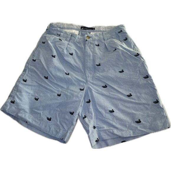 Southern Marsh Other - Southern Marsh Mens Shorts 28 S Chino All Over Print Duck 7” Blue